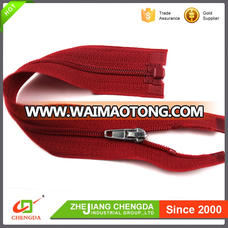 CHENGDA China Franchise ISO9001 Long Chain Open-End Zipper