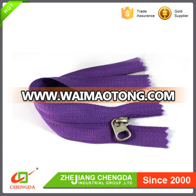 CHENGDA Euro Style Nylon Type Open-End Auto-Lock Zipper