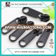 Plastic backpack zippers pullers slider